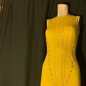 Bebe Yellow Dress